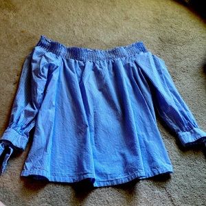 Loft off shoulder top